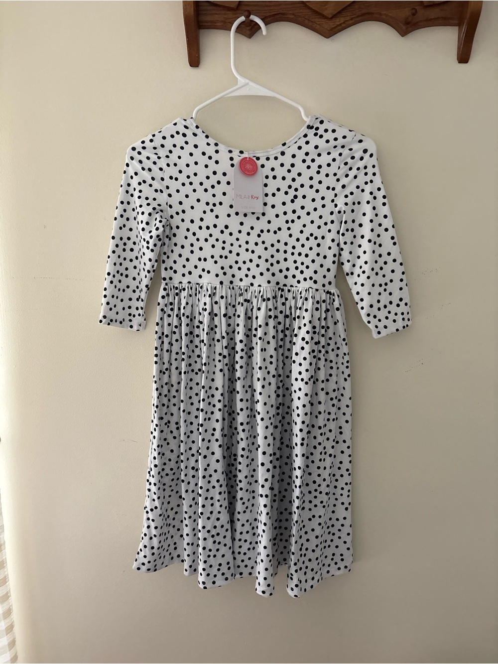 NWT Mila & Rose Scattered Dot Twirl Dress Size 9-10